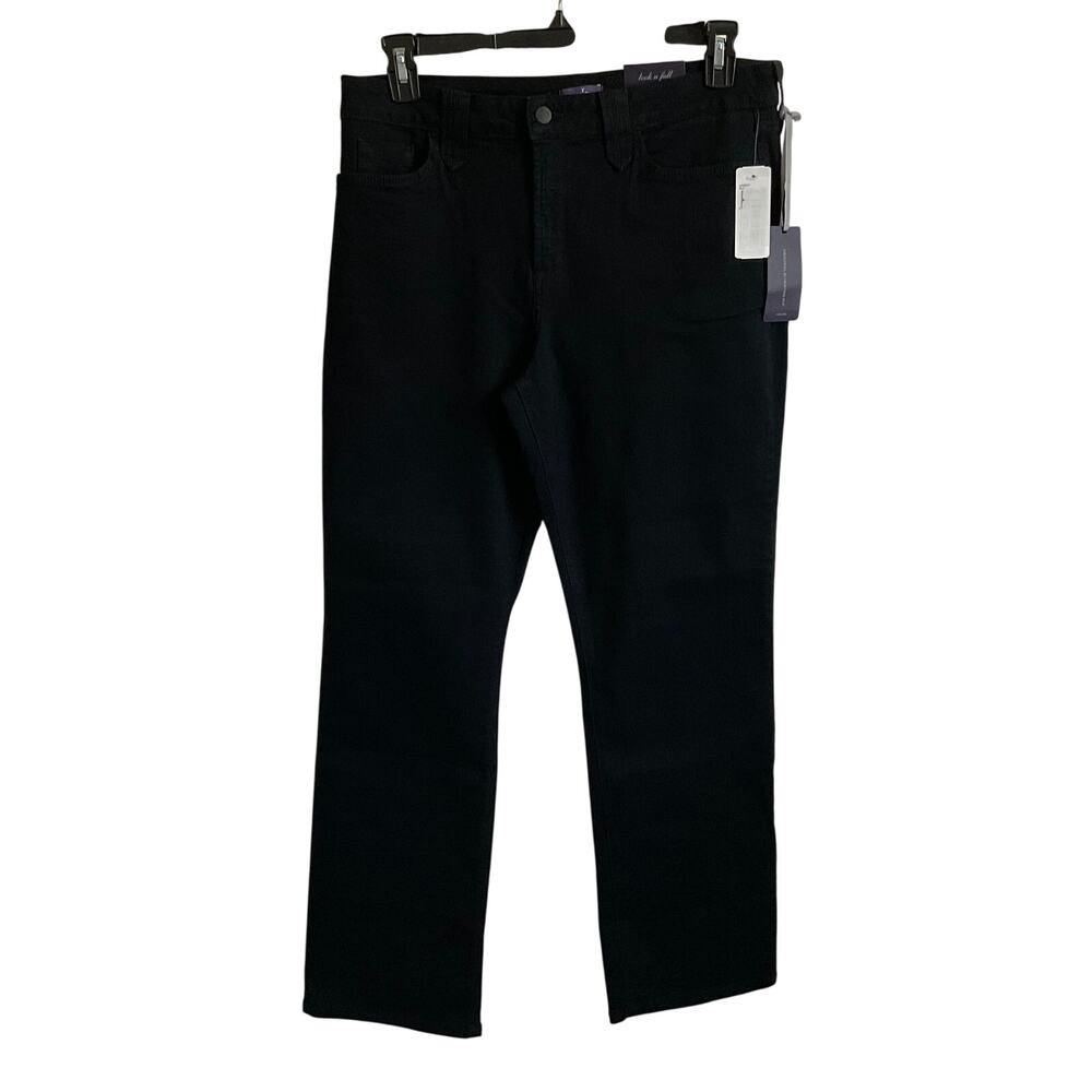 NYDJ Black Straight Leg Jeans - Size 16 Short - NEW‎
